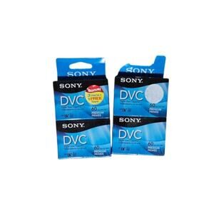 NEW Sealed 8 Mini Sony DVC Video Cassette 60 min DVM60PRR Digital Tapes
